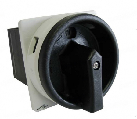 Intrerupatoare pentru tablouri electrice - Intrerupator incastrabil 32A 3 poli 7.5kW placa frontala gri 66x66mm