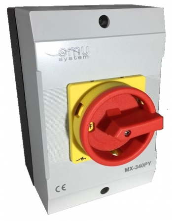 Intrerupator 40A 13kw 0-1 ON-OFF 3 poli 400V AC IP65 industrial aplicat casetat [1]
