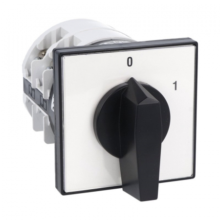 Intrerupatoare pentru tablouri electrice - Intrerupator 125A 37kw 0-1 ON-OFF 3 poli IP40 industrial cu came incastrabil cu came PACO pentru tablouri