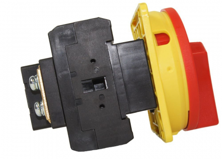 Intrerupator principal 63A 3 poli 22kW de urgenta incastrat cu placa galbena frontala 88x88mm [3]