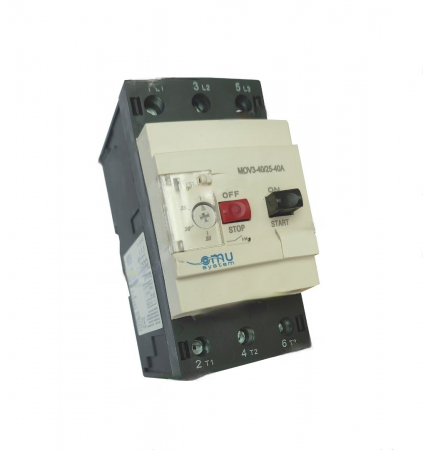 Intrerupatoare pentru tablouri electrice - Intrerupator protectie motor magneto-termic 25-40A montaj pe sina IP20