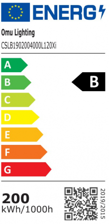 Lampă industrială 200W 190lm/W 38000 lm 4000K Low Bay led (Instalare până la 6 metri înălţime) 1216x142mm IP65 [3]