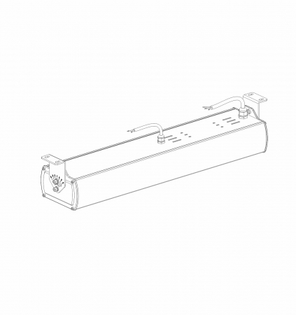 Lampă industrială 200W 190lm/W 38000 lm 4000K Low Bay led (Instalare până la 6 metri înălţime) 1216x142mm IP65 [4]