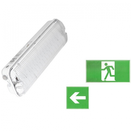 Lampa LED urgenta 6W  3 ore 1500mA 226.7lm lumina ruta evacuare emergenta IP65 [2]