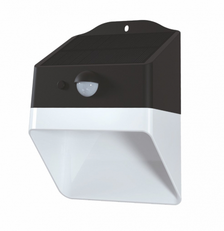 Lampi - Lampă solară LED cu senzor de mișcare AMBIENT 2W 220lm 4000K 138,9 x 68,5 x 106,9 mm timp de iluminare 40 de ore IP65
