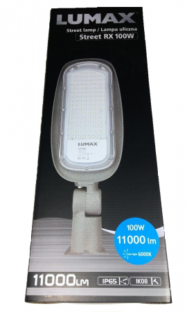 Lampa stradala Lumax iluminat led Bridgelux  100W 11000 lumeni 110lm/watt driver lumina rece 6000K 62mm IP65 [7]
