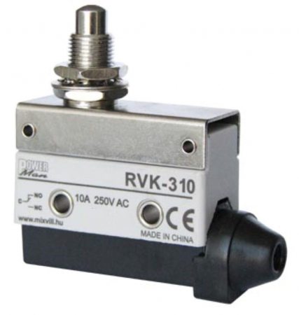 Intrerupatoare pentru tablouri electrice - Limitator de cursa cu buton de limită 1NO+1NC comutator de poziție cu buton de presiune IP40