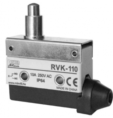 Intrerupatoare pentru tablouri electrice - Limitator de cursa cu buton de limită 1NO+1NC comutator de poziție cu buton de presiune IP40