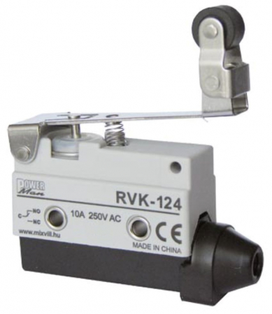 Intrerupatoare pentru tablouri electrice - Limitator de cursa cu buton de limită 1NO+1NC comutator de poziție cu lamela cu rola IP40