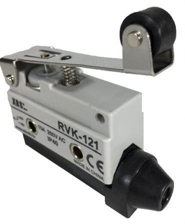 Accesorii tablouri electrice - Limitator de cursa cu buton de limită 1NO+1NC comutator de poziție cu lamela cu rola 10A 250V IP40