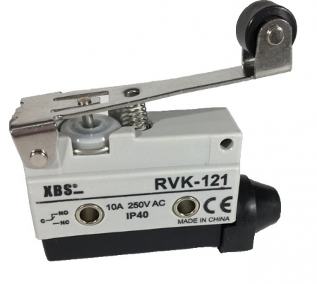 Limitator de cursa cu buton de limită 1NO+1NC comutator de poziție cu lamela cu rola 10A 250V IP40 [1]