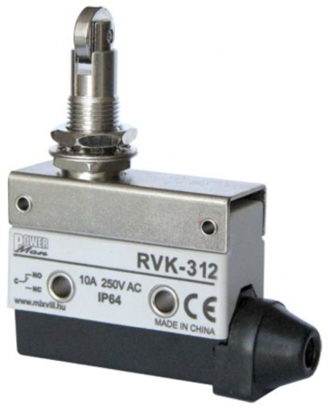 Intrerupatoare pentru tablouri electrice - Limitator de cursa cu rola buton de limită 1NO+1NC comutator de poziție cu buton de presiune cu role IP40