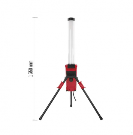 Lumină de lucru cu led lumină atelier 360° 7000lm 4000K IP54 70W cablu exterior 2m cauciucat H07RN-F 240V cu o priza schuko IK07 Emos ZS3360S [3]