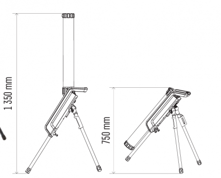 Lumină de lucru cu led lumină atelier 360° 7000lm 4000K IP54 70W cablu exterior 2m cauciucat H07RN-F 240V cu o priza schuko IK07 Emos ZS3360S [4]