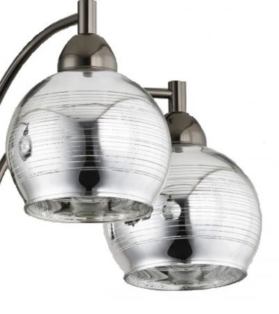 Lustra AF Galaxy cu suport metalic si abajur din sticla 5 brate dulie E27 x max 60W [1]