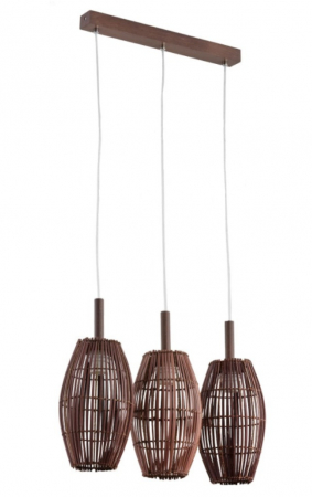 Aplice si plafoniere - Lustra AF Ratana Wenge 3 becuri E27 X 60W