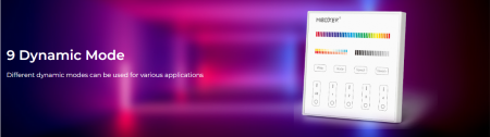 Mi-Light MiBoxer Group Control grup LED (zonă) telecomandă de perete T4 pentru culoare, temperatura culorii, modificare intensitate lumina DIMABIL + RGB+CCT [4]