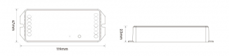 Mi-Light MiBoxer Group Controler zonă de control 2 în 1 DIM+CCT FUT035P+ emițător de semnal LED [3]