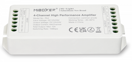 Mi-Light MiBoxer PA4 Group Control Amplificator de semnal LED 4 canale [1]