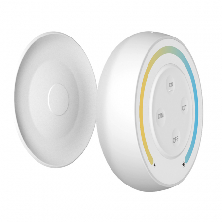 Mi-Light MiBoxer Sunrise luminozitate și control al temperaturii culorii controller telecomandă albă DIM+CCT S1-W [1]