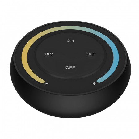 Banda led si accesorii - Mi-Light MiBoxer Sunrise luminozitate și control al temperaturii culorii controller telecomandă neagră DIM+CCT S1-B