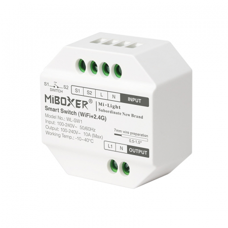 Banda led si accesorii - Mi-Light MiBoxer WL-SW1 Smartlife Switch Comutator inteligent Tuya WiFi+2.4G RF switch