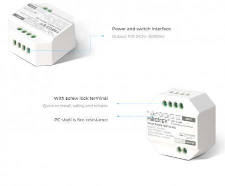 Mi-Light MiBoxer WL-SW1 Smartlife Switch Comutator inteligent Tuya WiFi+2.4G RF switch [9]