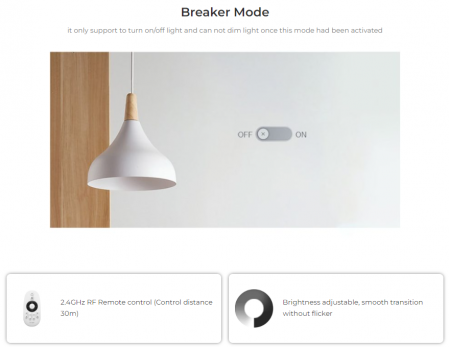 Mi-Light TRI-C1 AC Triac RF + Push Dimmer MiBoxer Mi-Light [11]