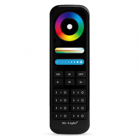 Banda led si accesorii - MiBoxer Group Control RGB+CCT LED grup (8 zone) controller telecomandă neagră color FUT089B
