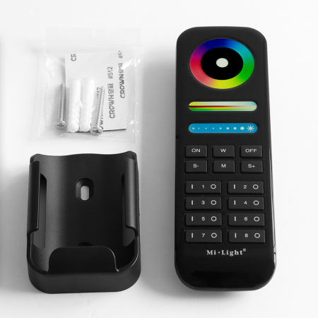 MiBoxer Group Control RGB+CCT LED grup (8 zone) controller telecomandă neagră color FUT089B [2]