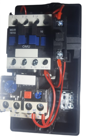 Motor starter 4-6A (2.2kW) 230V pornire motor echipat cu contactor si releu termic IP65 [5]