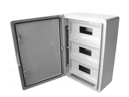 Tablouri electrice - Panou electric ABS pentru distributie 500x350x190mm IP65 IK10 36 module