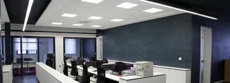 Panou LED HEDA 600x600mm 40W = 4x18W 3200lm lumina rece 6500K 2 ani garantie [3]