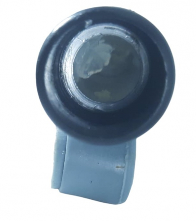 Papuc aluminiu 95mm² izolat cu cap de prindere din cupru gaura M12 cu pasta de contact in interior si membrana de culoare gri pentru identificare [2]