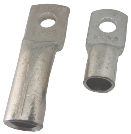 Papuc cupru recopt 50mm² cu gaura de 8mm lungime 52mm [4]