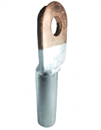 Papuc electric cupru aluminiu Cu-Al 240mm2 terminali tubulari diametru gaura 17mm lungime 140mm [3]