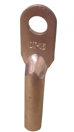 Papuci si mufe - Papuc electric cupru Cu 16mm² terminali tubulari diametru gaura 8mm lungime 68mm