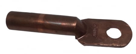 Papuc electric cupru Cu 25mm²terminali tubulari diametru gaura 8mm lungime 70mm [3]