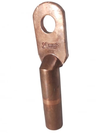 Papuc electric cupru Cu 25mm²terminali tubulari diametru gaura 8mm lungime 70mm [1]