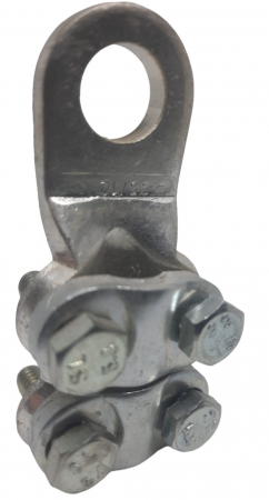 Cleme - Papuc mecanic din cupru cu 4 suruburi 185-240mm² cu gaura de 18mm