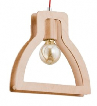 Aplice si plafoniere - Pendul AF Manti din lemn cu dulie E27 x max 60W