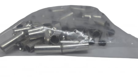 Pini tubulari neizolati 2.5 mm²  lungime 10mm set 100 bucati terminali ferule [2]