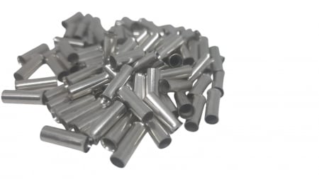 Pini tubulari neizolati 2.5 mm²  lungime 10mm set 100 bucati terminali ferule [1]