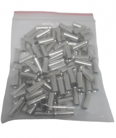 Accesorii electrice - Pini tubulari neizolati 4 mm² lungime 12mm set 100 bucati terminali ferule