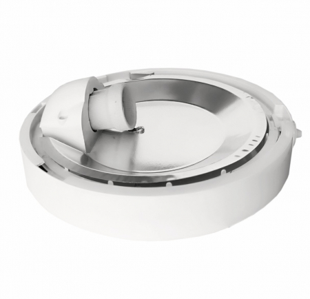 Plafoniera rotunda cu abajur din sticla 232x100mm E27 uzinala, maxim 100W IK06 IP44 cu montaj pe tavan sau perete,badt 3 ani garantie [1]