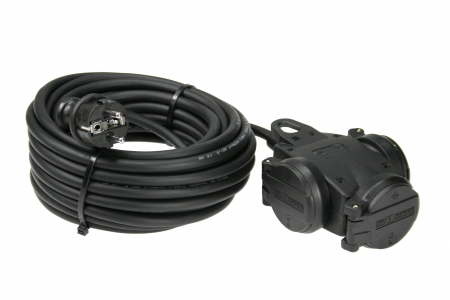 Prelungitor cu 3 prize cablu 25m H07RN-F 3G1,5 230V 16A max. 3500W IP44 [2]