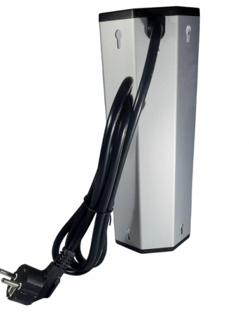 Prelungitor grup 4 prize schuko pentru colt montaj pe blat sau birou 16A 3680W 230V cablu 1.8 metri 3G1.5 si led indicator de prezenta tensiune [7]