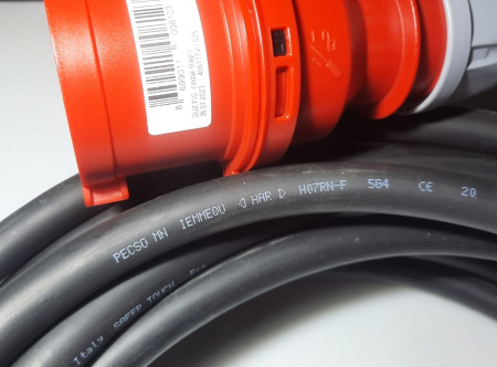 Prelungitor trifazic 10m cablu 5G4 H07RN-F 32A aprox. 22kW IP44 [5]