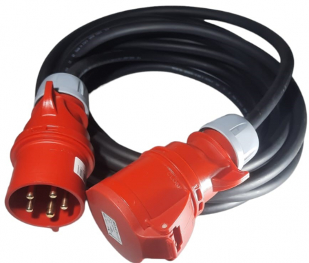 Prelungitoare - Prelungitor trifazic 15m cablu 5G4 H07RN-F 32A aprox. 22kW IP44