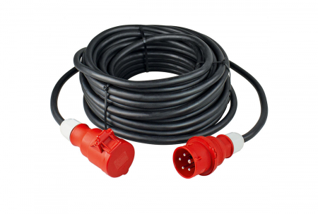 Prelungitoare - Prelungitor trifazic 35m cablu 5G2.5 H07RN-F 16A aprox. 11kW IP44